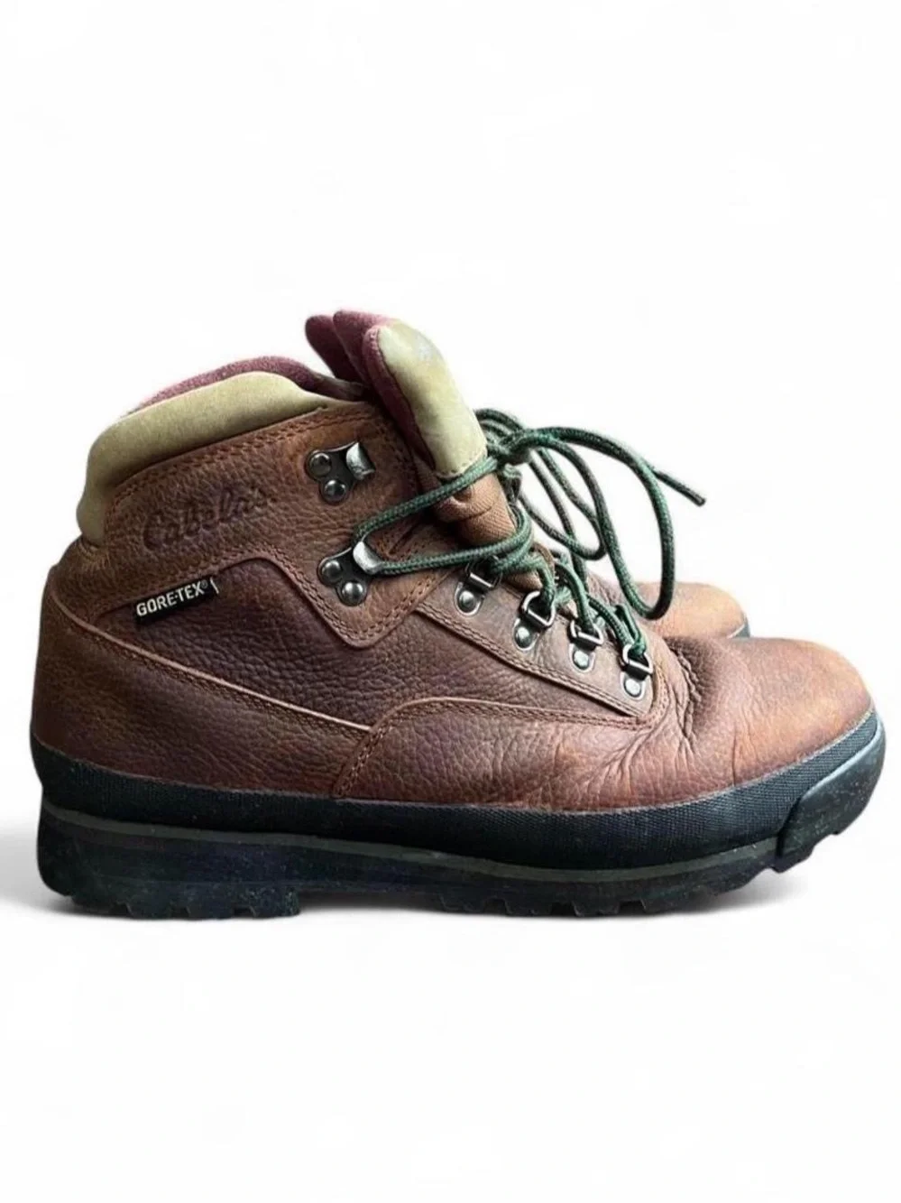Cabela's Rimrock GORE-TEX Leather Hiking Boots Brown Men's Size 10.5